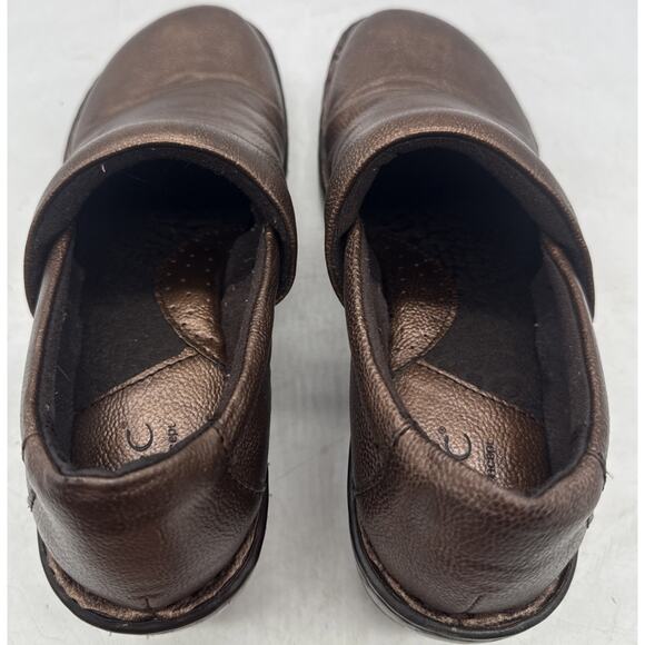 BOC‎ Women's Clog Peggy Slip On Shoe Size 8 Gold Metallic - Picture 6 of 6